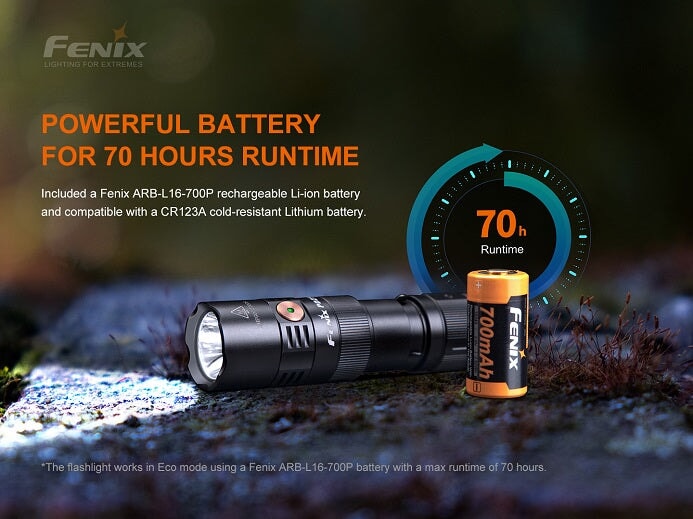 Fenix PD25R Rechargeable Compact Flashlight Flashlight Fenix