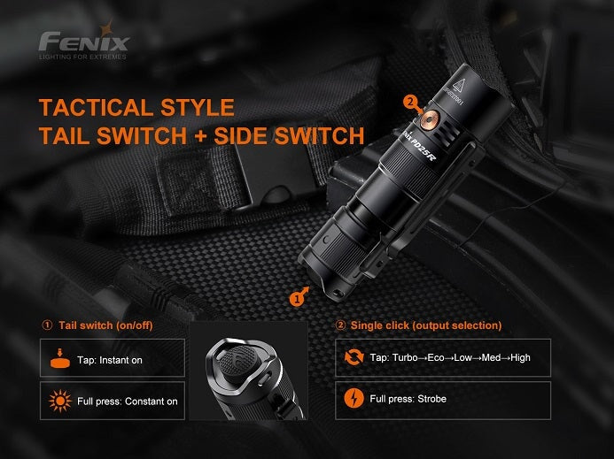 Fenix PD25R Rechargeable Compact Flashlight Flashlight Fenix