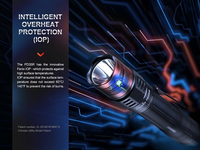 Fenix PD35R Compact Rechargeable Tactical Flashlight Fenix