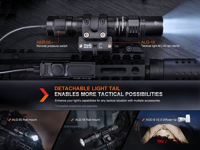 Fenix PD36R Pro Heavy-Duty Rechargeable Tactical Flashlight Flashlight Fenix