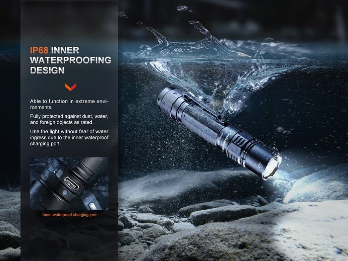Fenix PD36R Pro Heavy-Duty Rechargeable Tactical Flashlight Flashlight Fenix