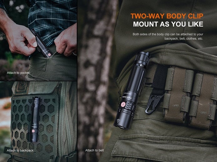 FENIX PD36R V2.0 COMPACT RECHARGEABLE TACTICAL FLASHLIGHT Flashlight Fenix