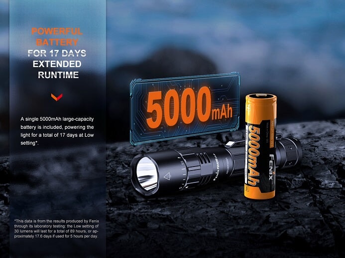 FENIX PD40R V3.0 RECHARGEABLE MECHANICAL ROTARY SWITCHING FLASHLIGHT Fenix