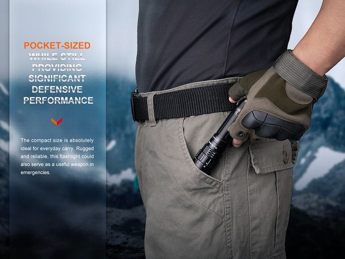 Fenix PD40R V3.0 Rechargeable Mechanical Rotary Switching Flashlight