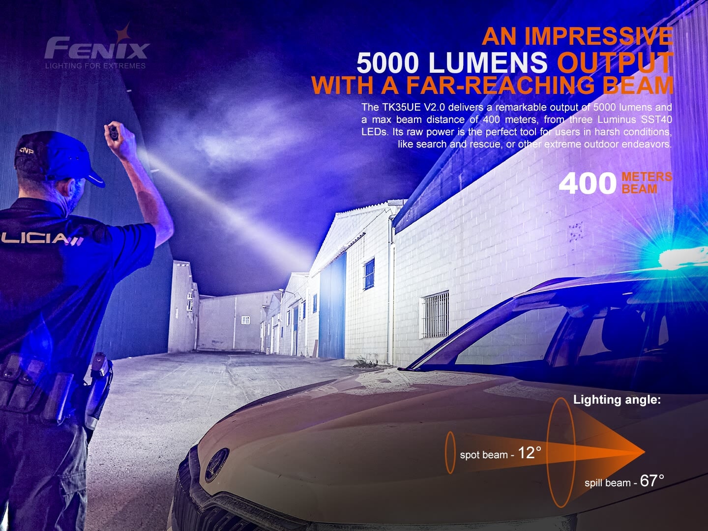 Fenix TK35 Ultimate Edition V2.0 - 5000 Lumens Flashlight Fenix
