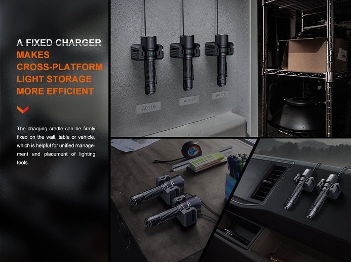 Fenix WF26R High-Performance Cradle Charging Duty Flashlight Flashlight Fenix
