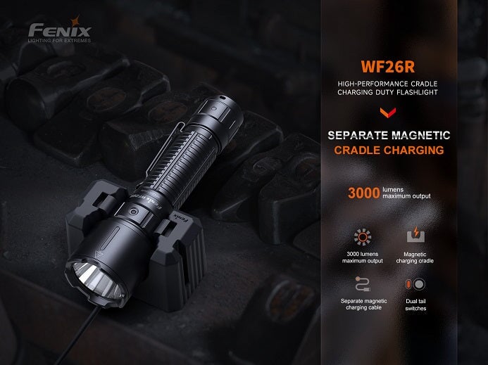 Fenix WF26R High-Performance Cradle Charging Duty Flashlight Flashlight Fenix