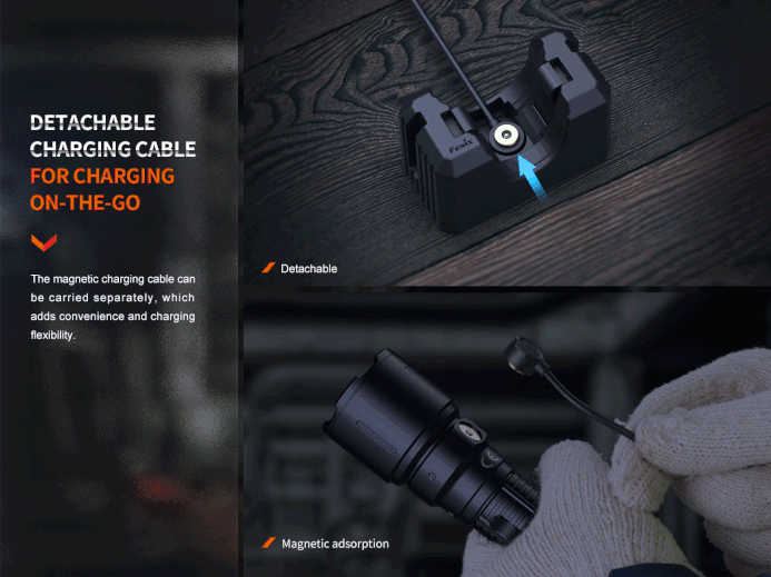 Fenix WF26R High-Performance Cradle Charging Duty Flashlight Flashlight Fenix