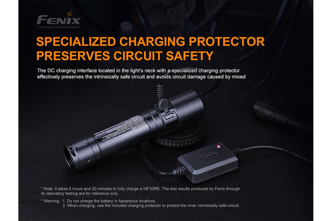 Fenix WF30RE Intrinsically Safe Flashlight Flashlight Fenix