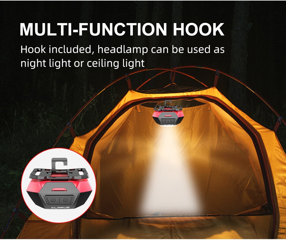 Klarus HM2 Lightweight AAA Battery Headlamp Headlamp Klarus