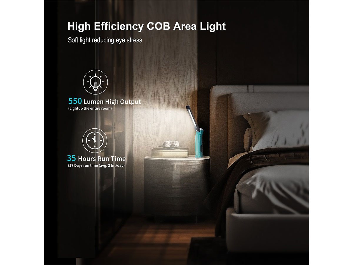 Klarus WL1 550 Lumens LED Work Light Lantern Light Klarus