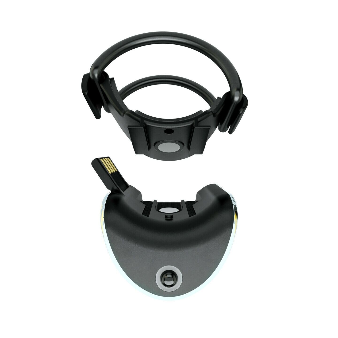 Knog Lil Cobber 110 lumens USB rechargeable LED front bicycle light with 330-degree visibility for city and night cycling safety