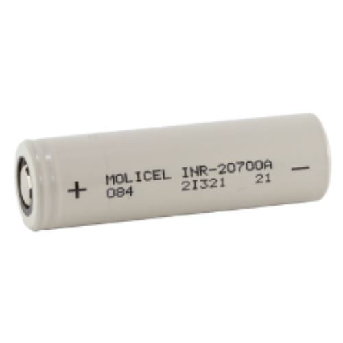 Molicel INR-20700A 20700 3000mAh 35A high-drain rechargeable Li-ion battery for flashlights, vapes, and high-performance electronics