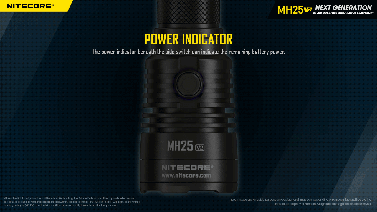 Nitecore MH25 V2 USB-C Rechargeable Flashlight Flashlight Nitecore