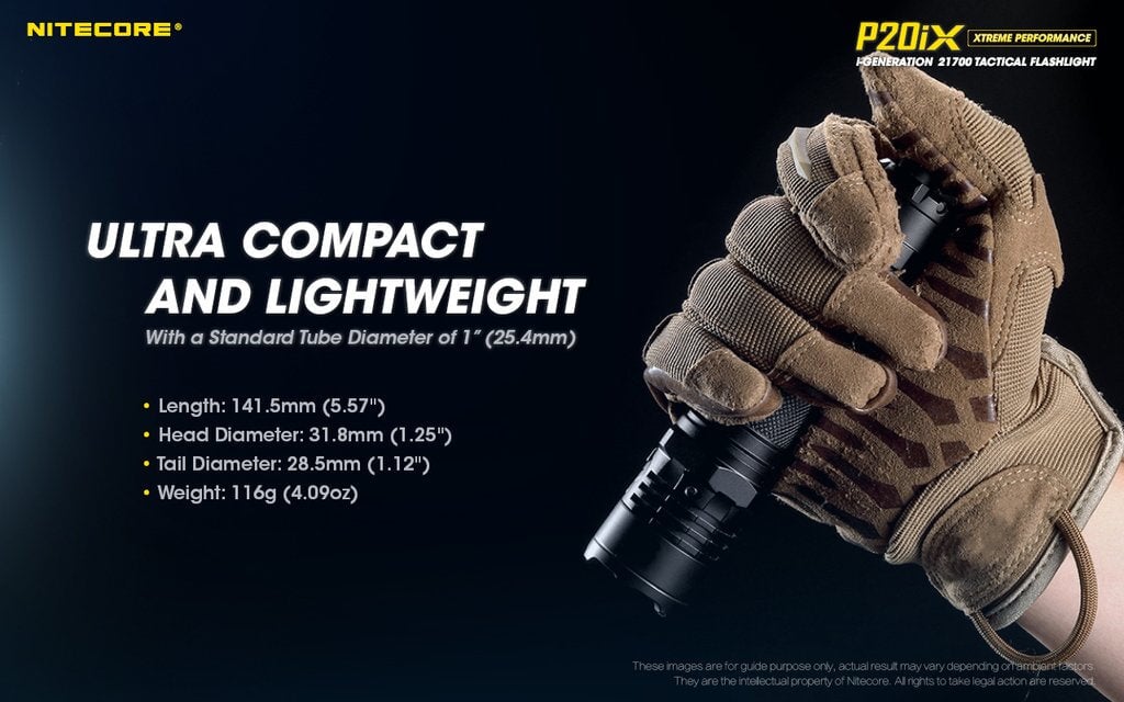 Nitecore P20iX 4000 Lumens Xtreme Performance Tactical Flashlight Flashlight Nitecore