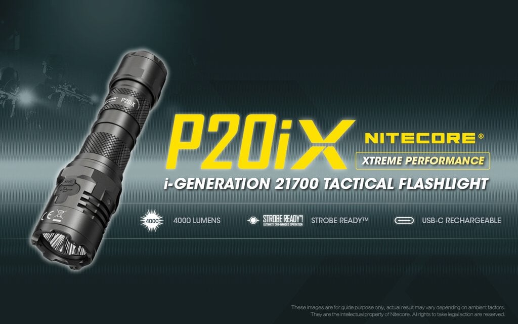 Nitecore P20iX 4000 Lumens Xtreme Performance Tactical Flashlight Flashlight Nitecore