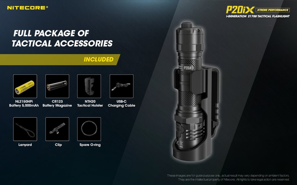 Nitecore P20iX 4000 Lumens Xtreme Performance Tactical Flashlight Flashlight Nitecore