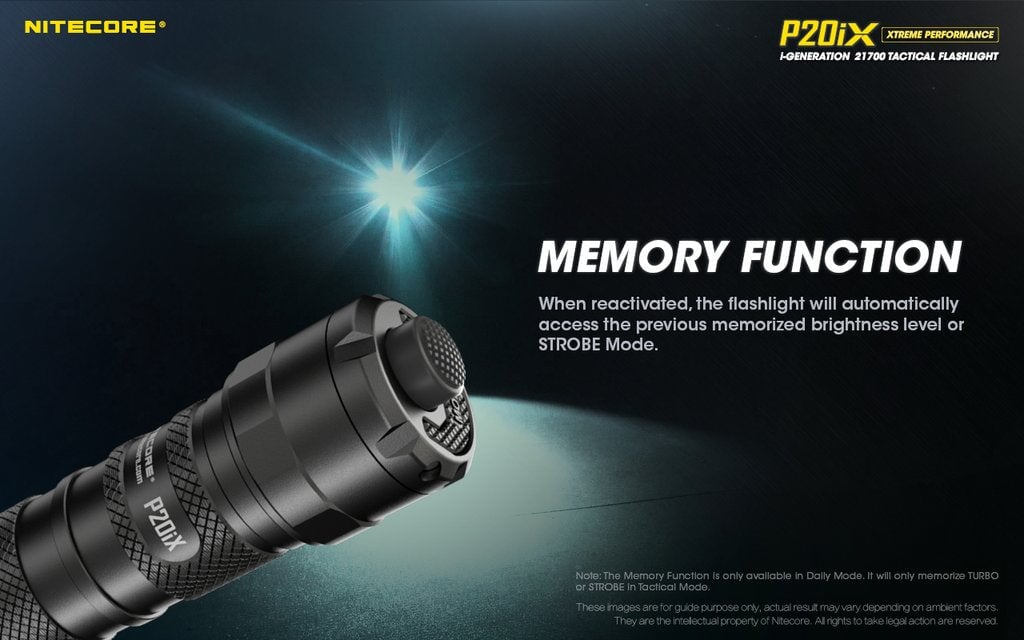 Nitecore P20iX 4000 Lumens Xtreme Performance Tactical Flashlight Flashlight Nitecore