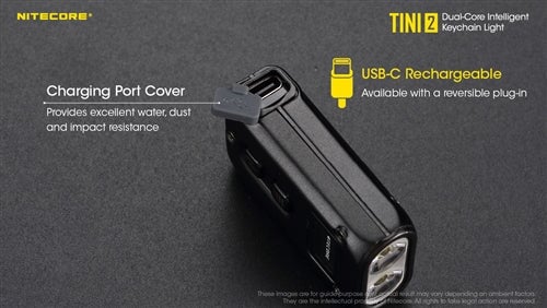 Nitecore Tini 2 500 Lumen Rechargeable Keychain Flashlight KEYCHAIN FLASHLIGHT Nitecore