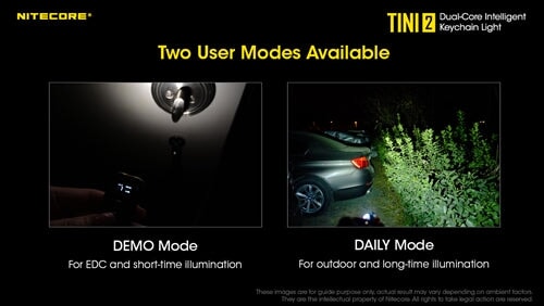 Nitecore Tini 2 500 Lumen Rechargeable Keychain Flashlight KEYCHAIN FLASHLIGHT Nitecore