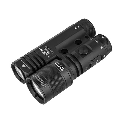 Acebeam Terminator M1 2.0 – Dual Head Zoomable LEP + LED Flashlight with Red Light **Will ship around August 16th***