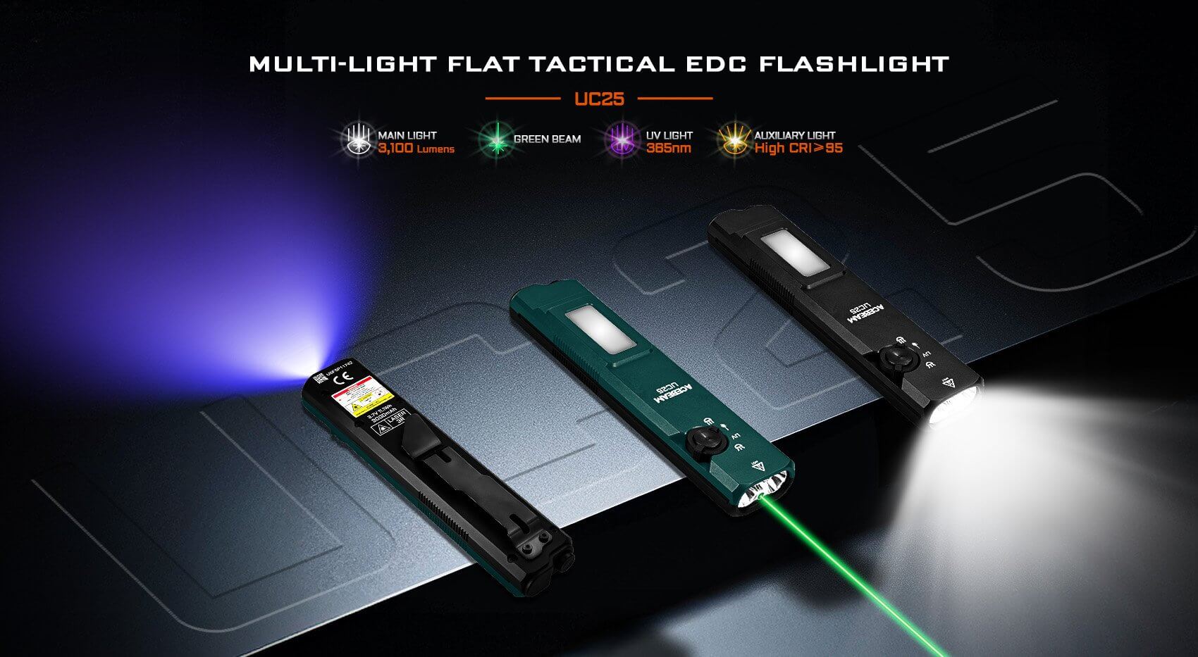 Acebeam UC25 Multi-Light EDC Flashlight