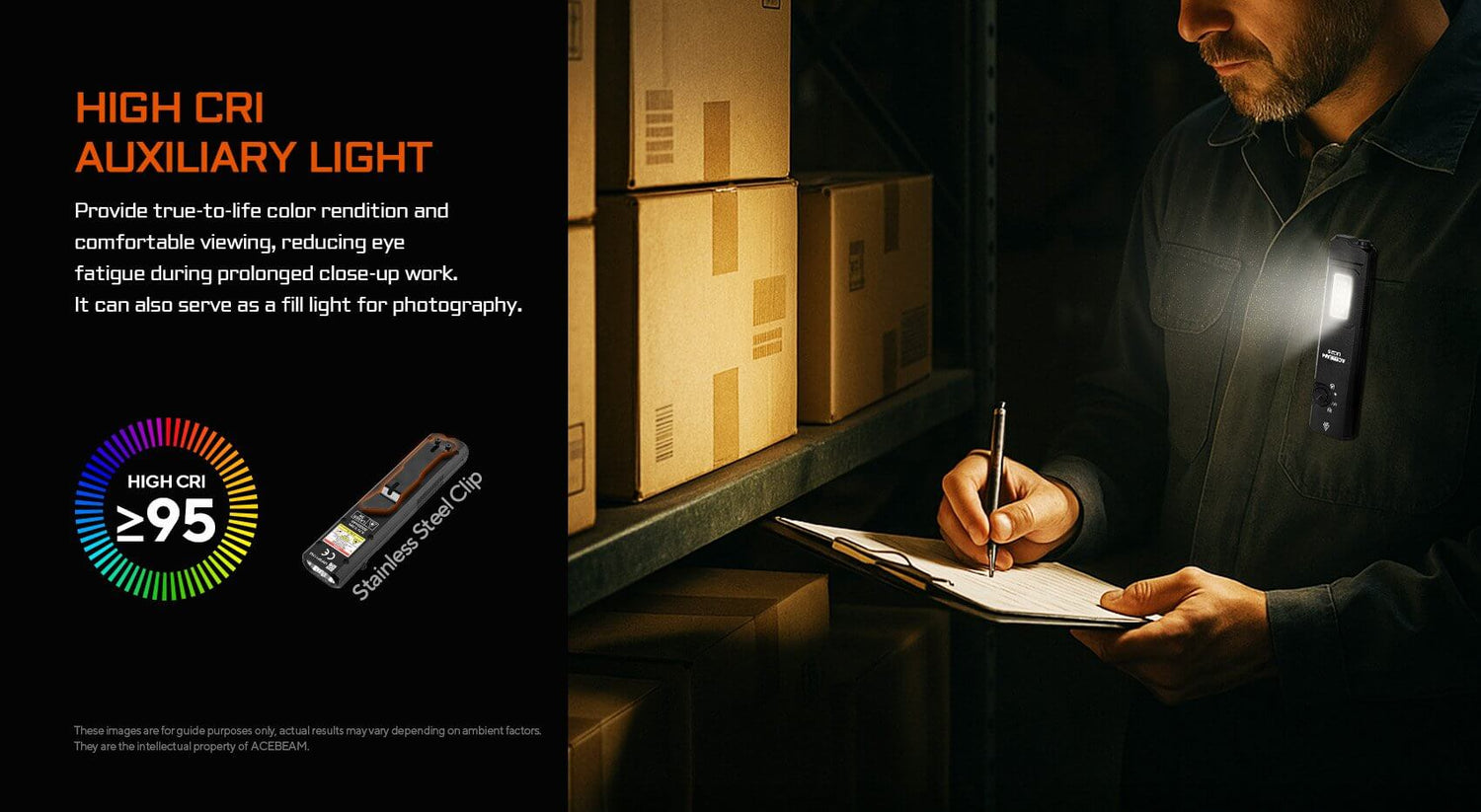 Acebeam UC25 Multi-Light EDC Flashlight