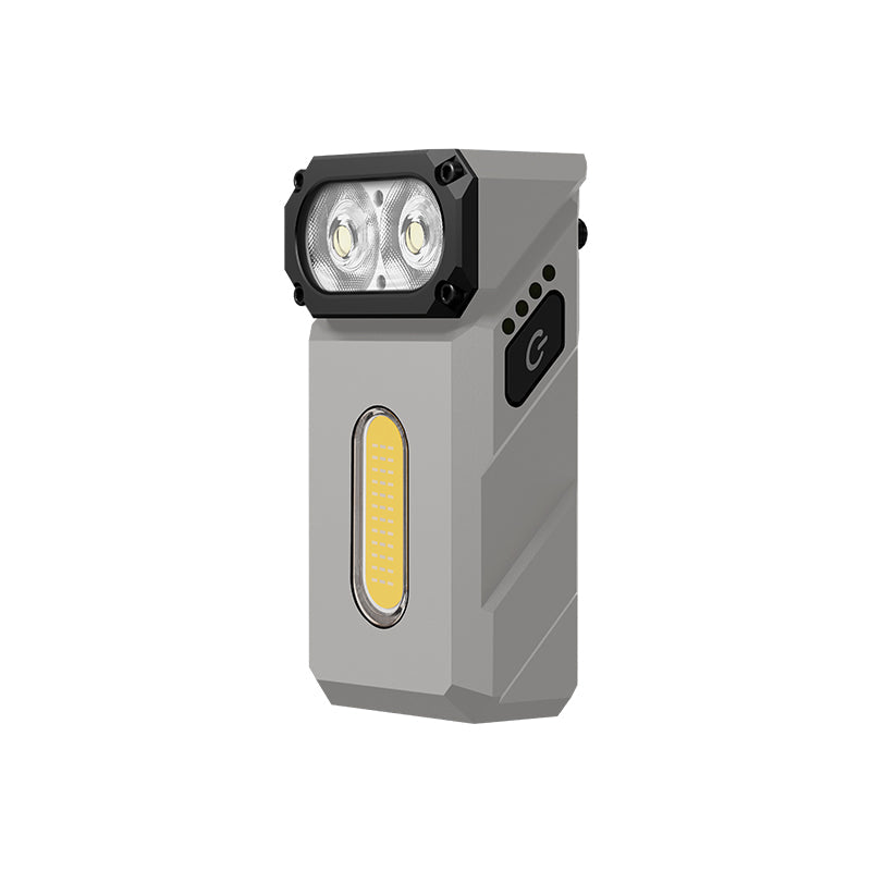 “Klarus E8 triple light tactical EDC flashlight – Compact versatile everyday carry torch”