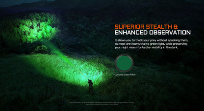 “Acebeam T29 long-range hunting flashlight – High-throw LED for outdoor and night hunting”