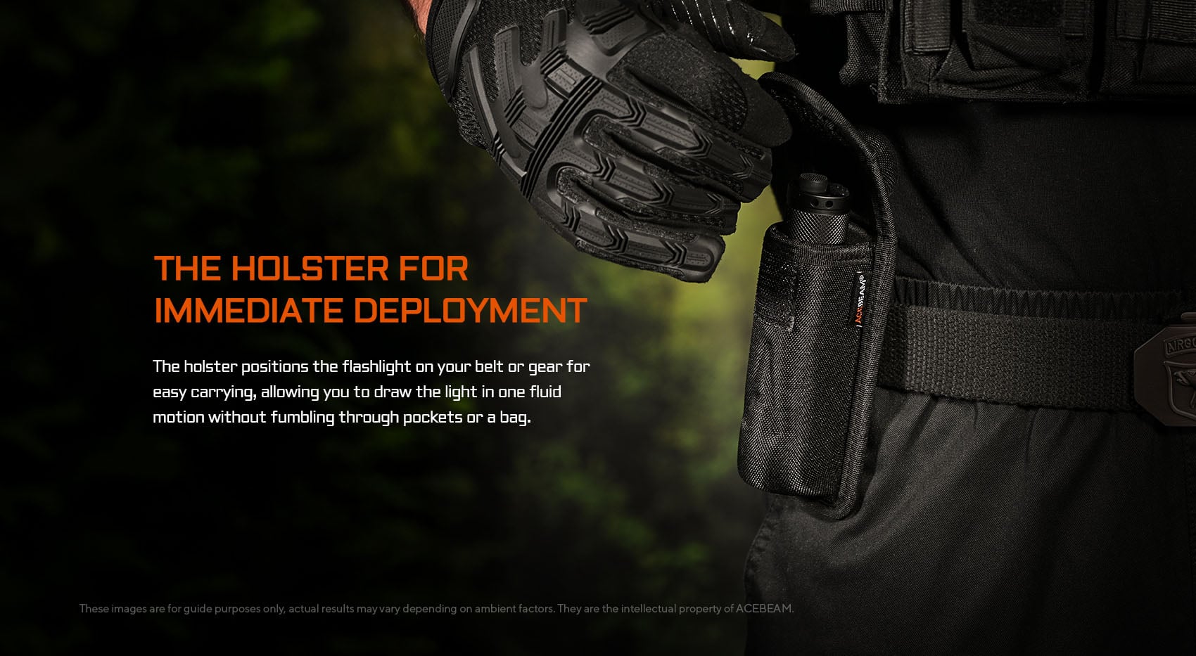 Acebeam P16 2.0 tactical flashlight – High-lumen durable duty torch