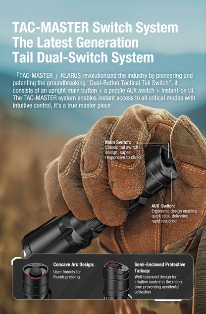 Klarus XT11GT Pro v3.0 Tactical Flashlight