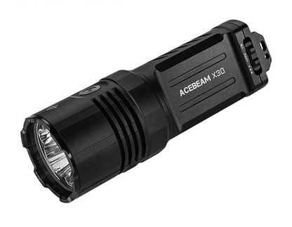 “Acebeam X30 high-power dual-source search light – Long-range professional LED flashlight”