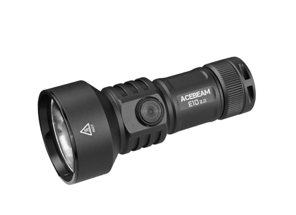 “Acebeam E10 2.0 long-range EDC flashlight – Compact high-throw LED torch”