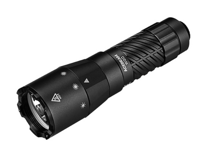 “Acebeam W20 LEP flashlight with wide-angle spill – long-range high-performance search light”