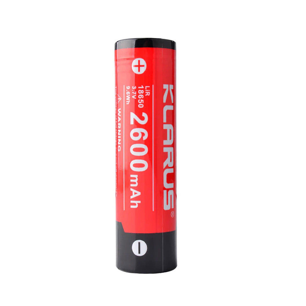 “Klarus 18GT-26 2600mAh 18650 Li-ion rechargeable battery – High-drain flashlight battery”