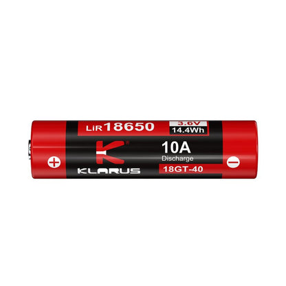 “Klarus 18GT-40 4000mAh 18650 Li-ion rechargeable battery – High-capacity flashlight battery”