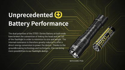 “Nitecore NL2155HPi 5500mAh 21700 rechargeable Li-ion battery – High-capacity flashlight battery”