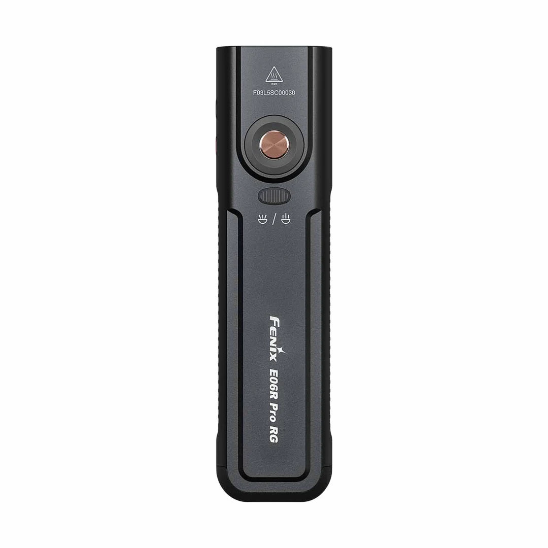 “Fenix E06R Pro RG flat EDC flashlight – rechargeable compact multi-mode torch with options”
