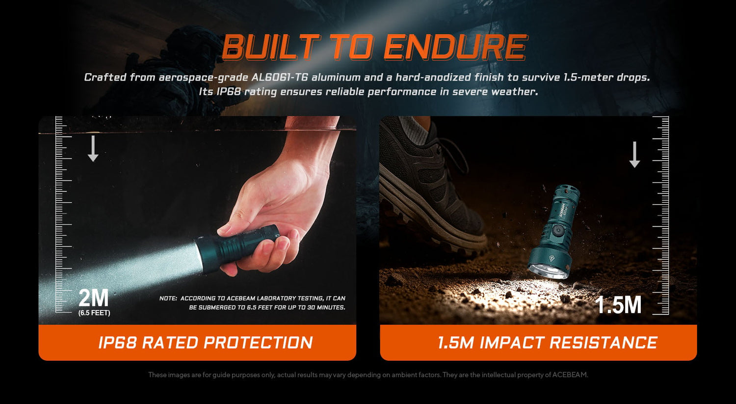 “Acebeam E10 2.0 long-range EDC flashlight – Compact high-throw LED torch”