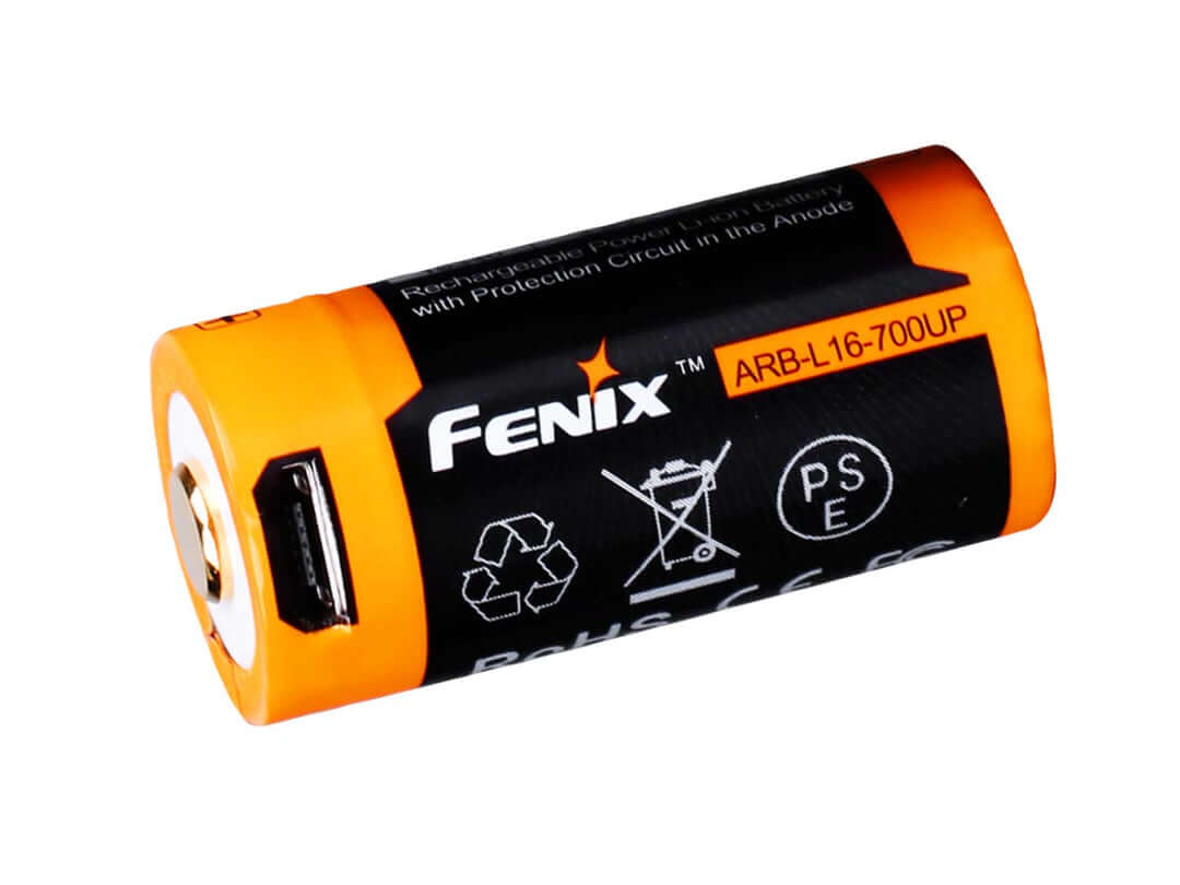 Fenix ARB-L16 700UP USB rechargeable Li-ION 16340 Battery