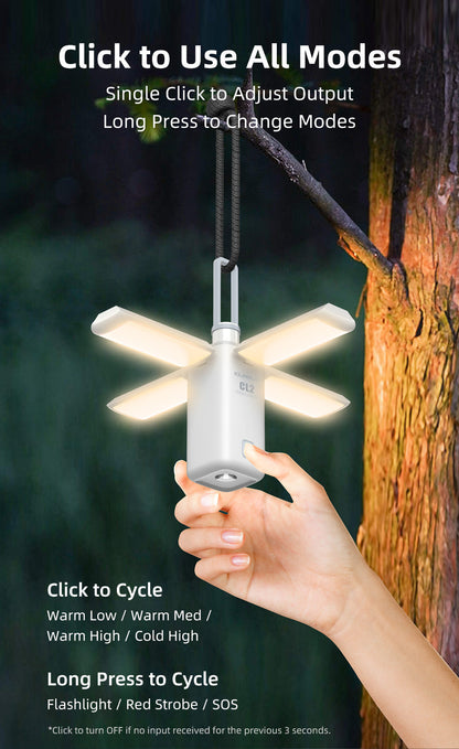 Klarus CL2 Multifunctional Outdoor Lantern - Options