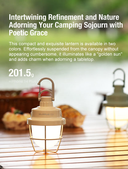 “Klarus CL3 multifunctional mini lantern – Compact rechargeable outdoor lantern with options”