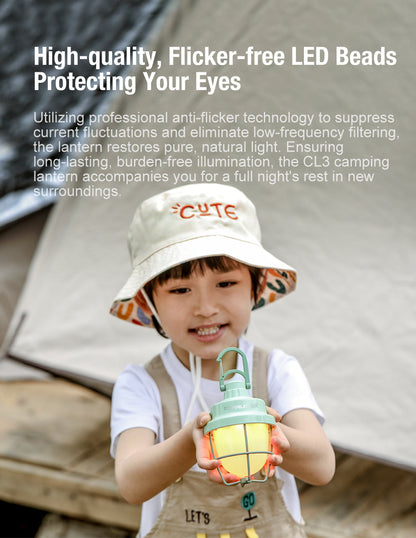 “Klarus CL3 multifunctional mini lantern – Compact rechargeable outdoor lantern with options”