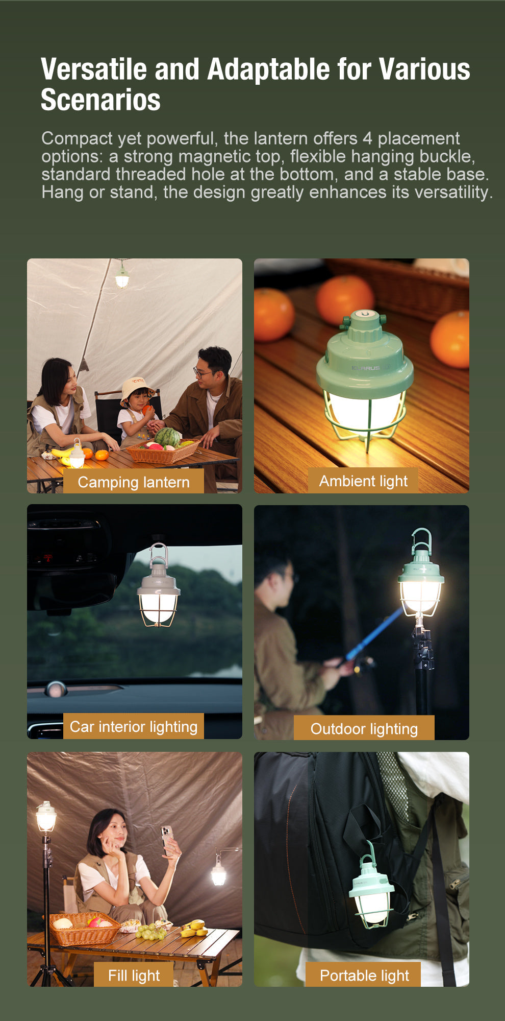 Klarus CL3 Multifunctional Mini Lantern - Options