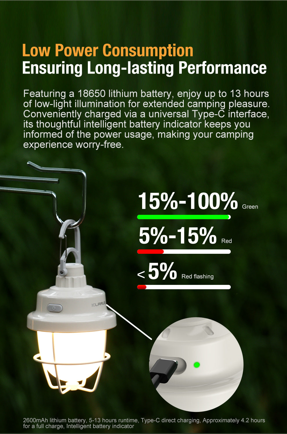 “Klarus CL3 multifunctional mini lantern – Compact rechargeable outdoor lantern with options”