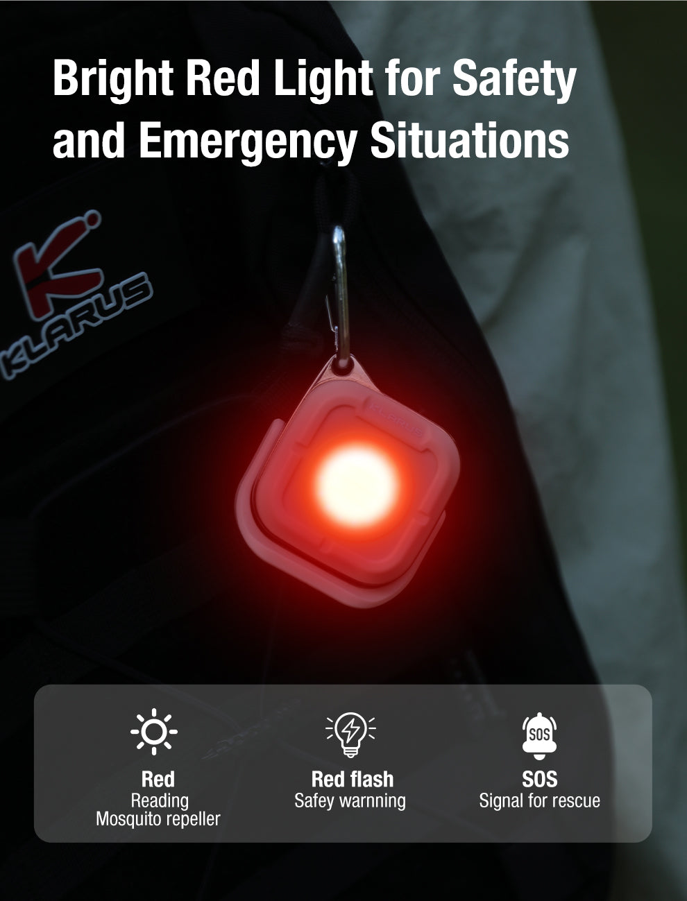 Klarus CL5 Multifunctional Mini Camping Lantern - Options