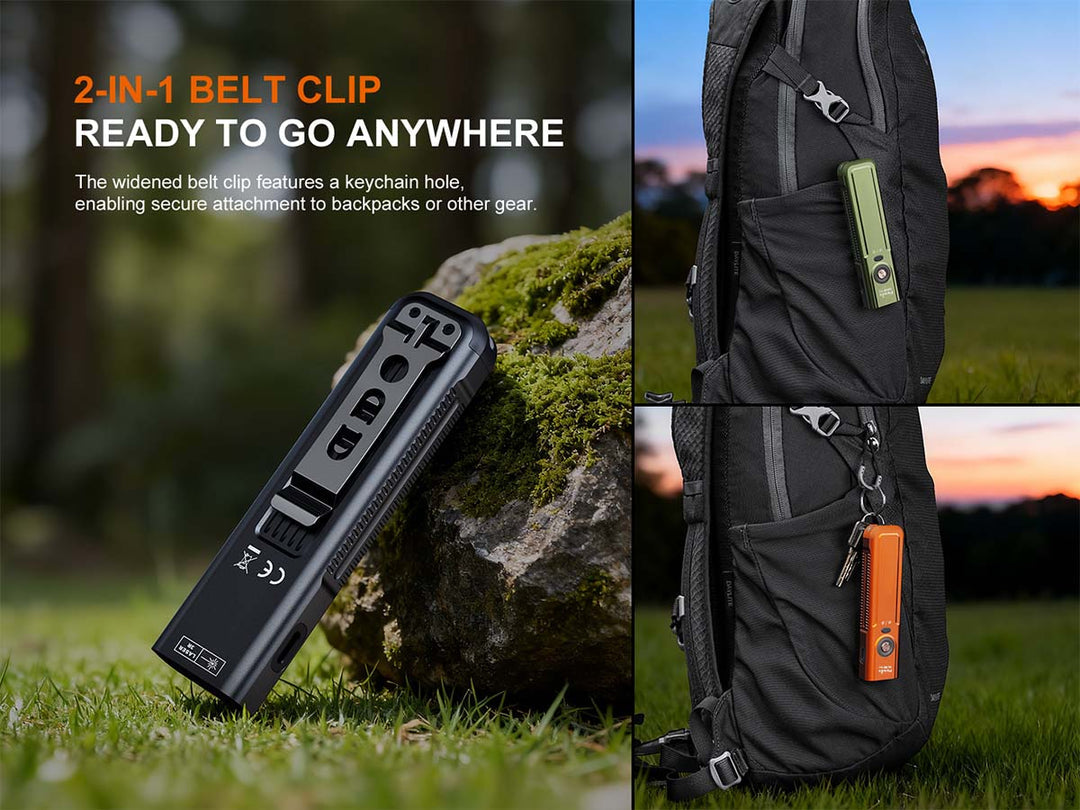 “Fenix E06R Pro 1600 lumens LED flashlight – Compact rechargeable EDC torch”