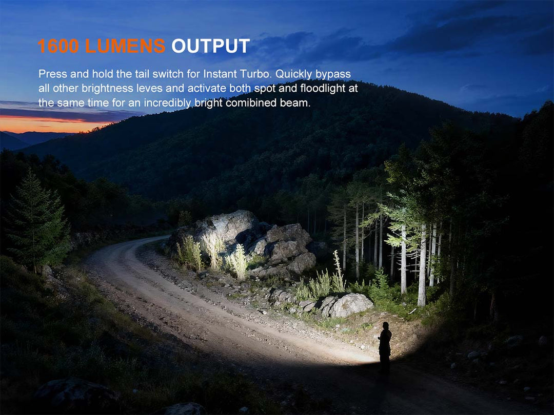 “Fenix E06R Pro 1600 lumens LED flashlight – Compact rechargeable EDC torch”