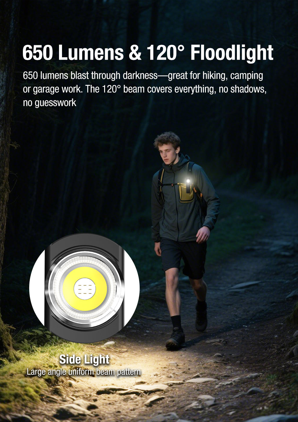 Klarus E5 Plus Ultra Slim Tactical EDC Flashlight - Options