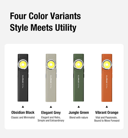 “Klarus E5 Plus ultra-slim tactical EDC flashlight – Compact everyday carry torch”